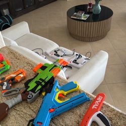 Nerf Guns And Laser Guns