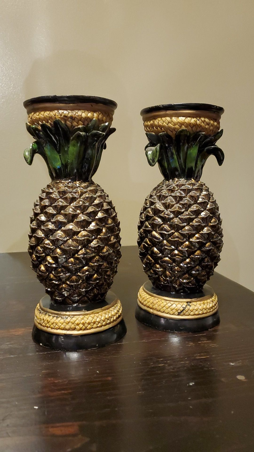 Pineapple Candle Holders