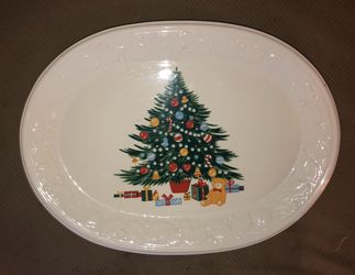 Large Christmas platter