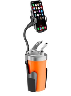 Cup Holder Phone Holder for Car 360° Adjustable, Car Phone Mount
Adjustable Long Gooseneck Car Cell Phone Holder Mount Compatible with iPhone & Smartp