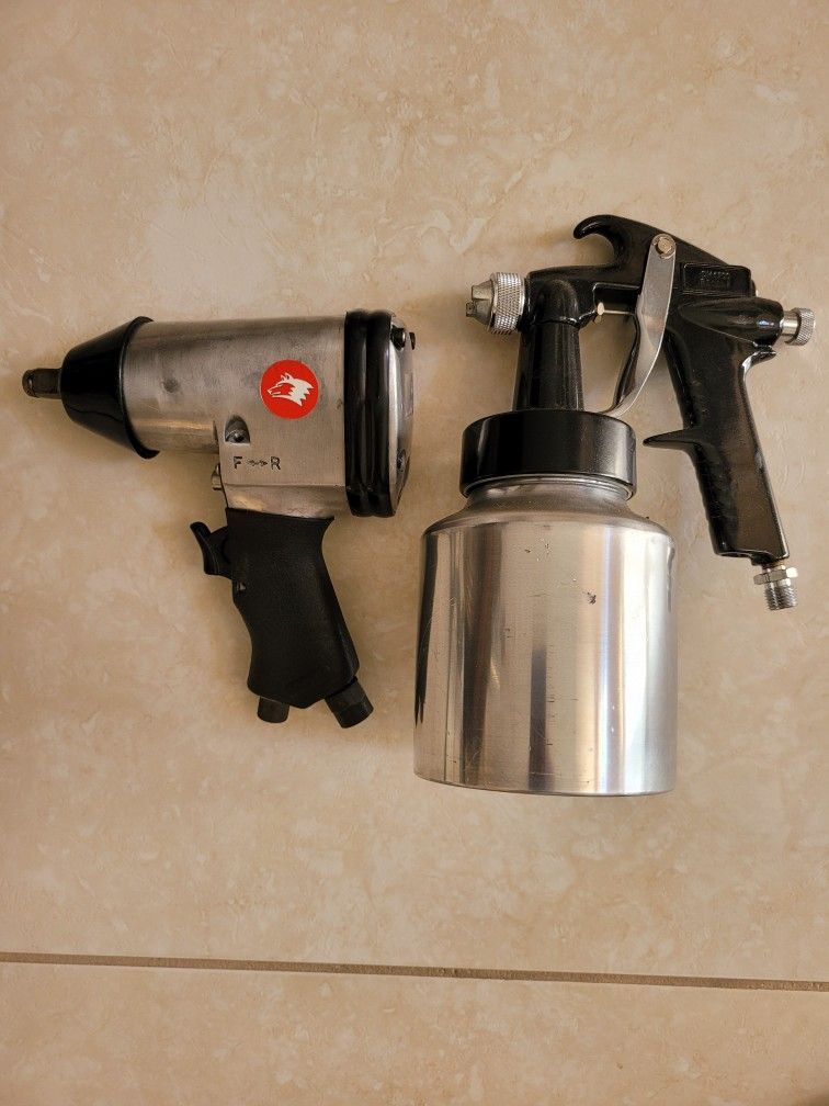 Impact Wrench /spray gun combo