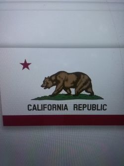 California State Flag Decal 