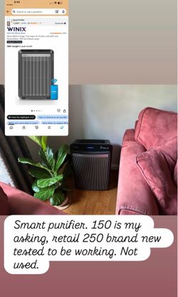 Winix 9800 4-Stage True Hepa Air Purifier with WiFi and PlasmaWave