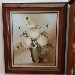 Vintage Flower Painting 