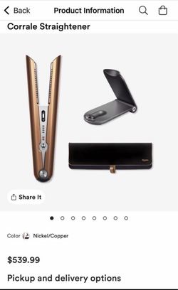 Dyson córrale straightener