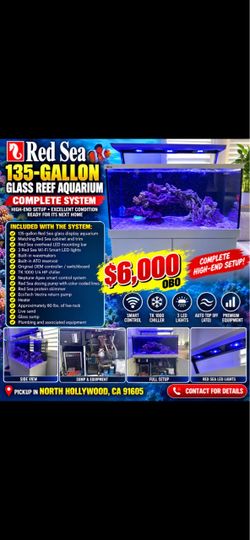 Red Sea 135 - Gallon Glass Reef Aquarium