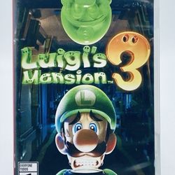 Luigi Mansion 3 Nintendo Switch Game BRAND NEW IN WRAP