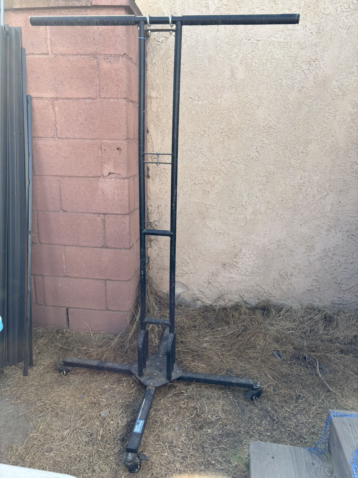Rolling Bike Rack (68 Inches Tall, 43 Inches Across The Top Pole