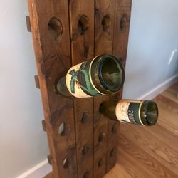 Wooden Wine Rack (Wall Mounted) 