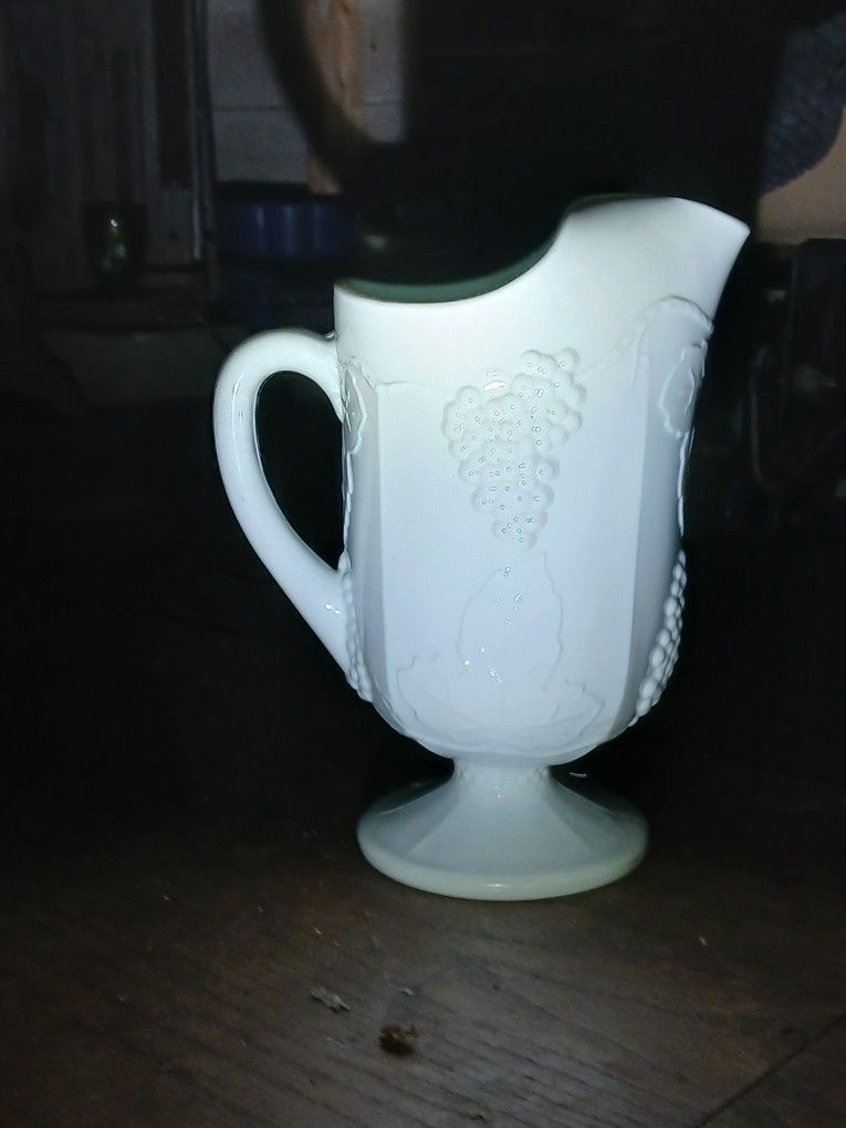 Vintage Indiana Milk Glass Pitcher