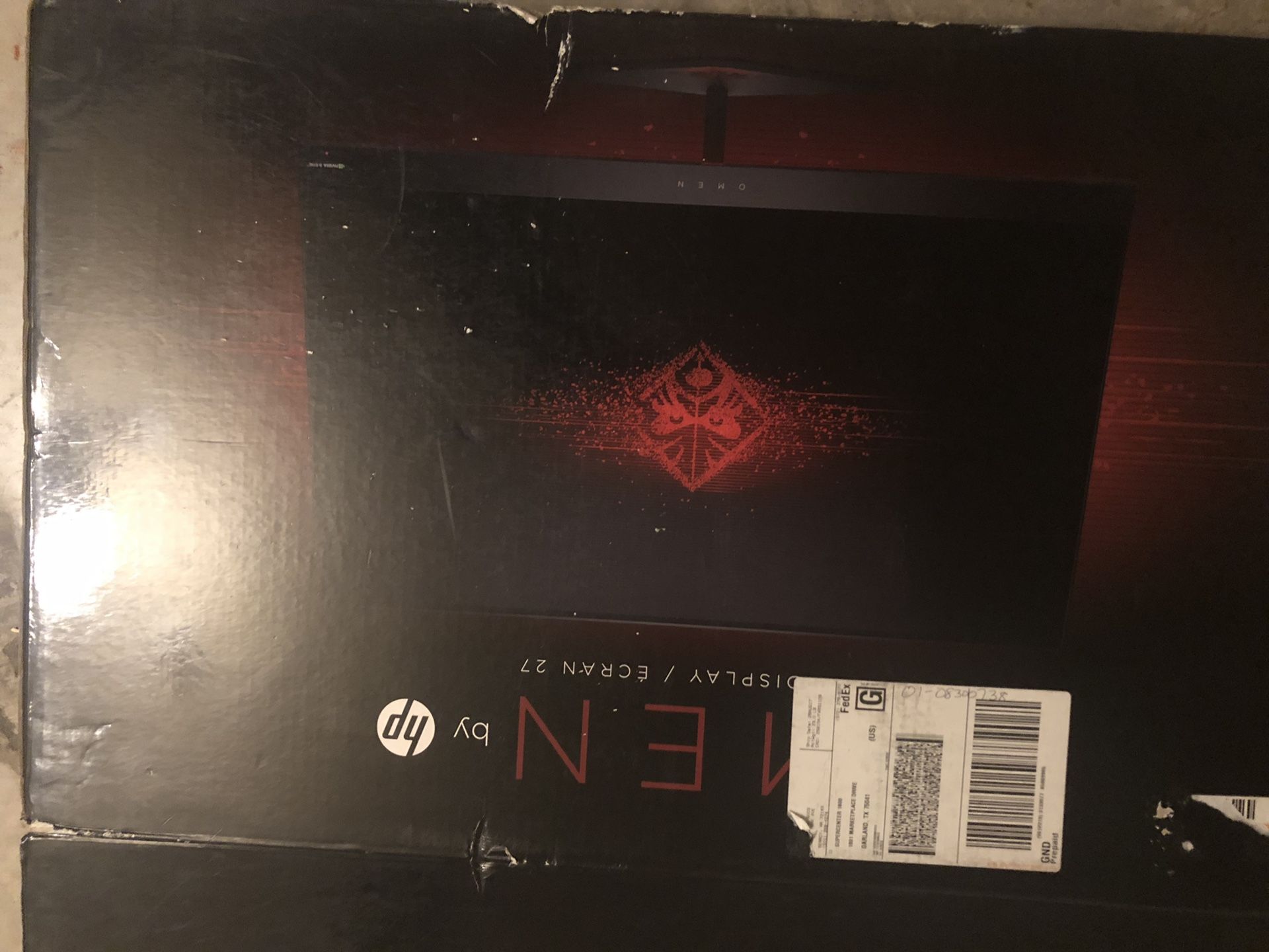 HP Omen 27” computer monitor