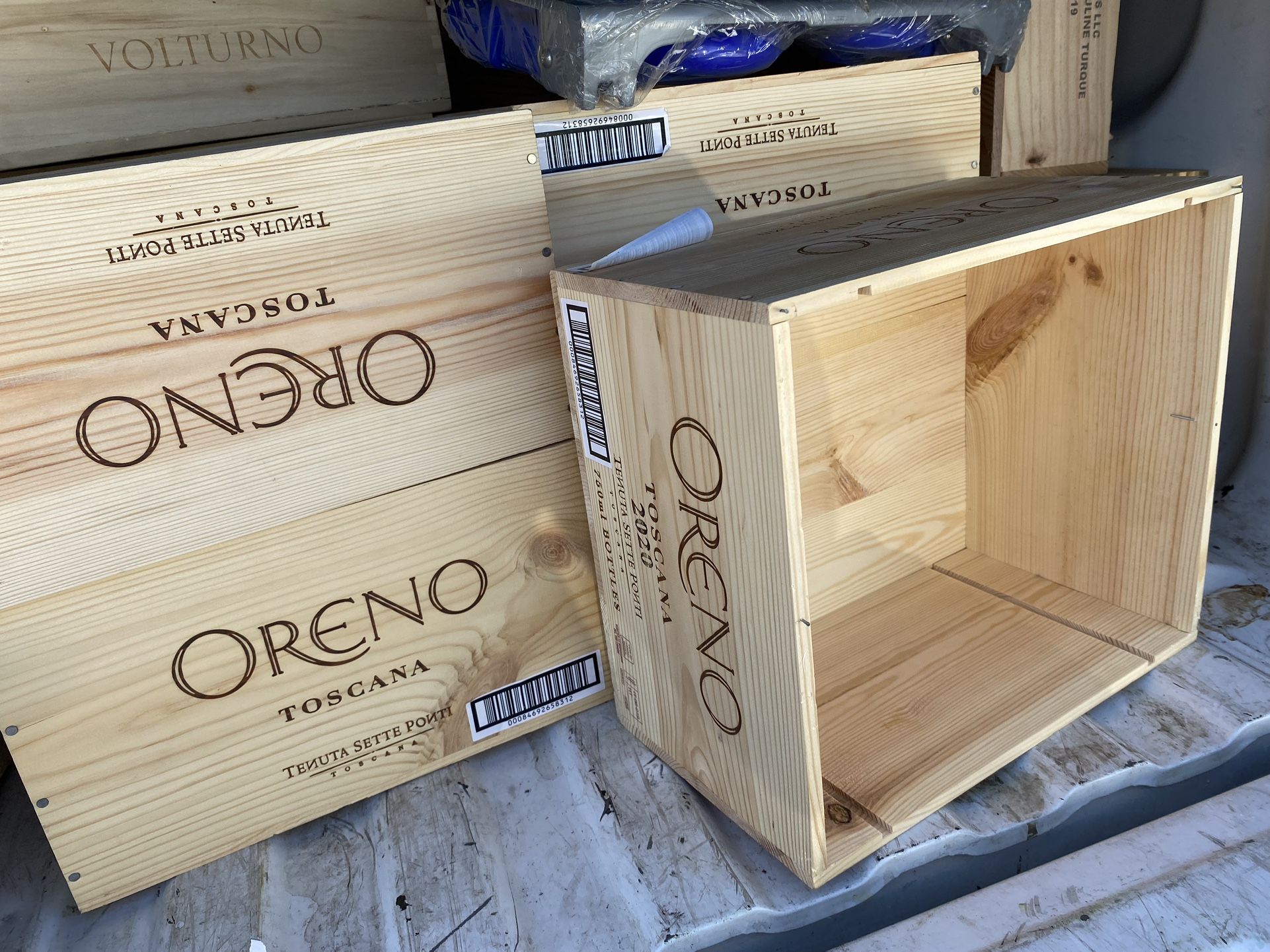 Oreno Wine Box For Organizing Or Plant Display One Design Only 