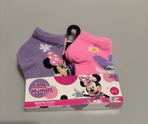 Brand new Minnie Mouse 6 pack socks