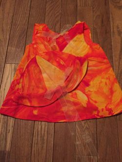 Homemade toddler dress and hat