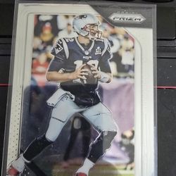 2018 Prizm Tom Brady New England Patriots Card