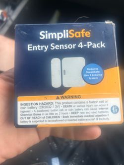 Simpli safe entry alarms. Costs 55 new