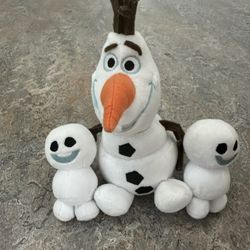 Olaf With Snowgies Plush