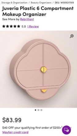 Wall Cabinet Makeup Toiletry Organizer