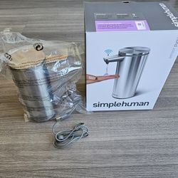 SimpleHuman Sensor Soap Dispenser Pump Stainless Steel 