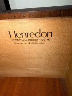 Henredon FURNITURE INDUSTRIES INC Morganton, North Carolina clothing storage