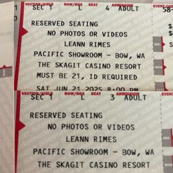 Two Tickets To Leann Rimes
