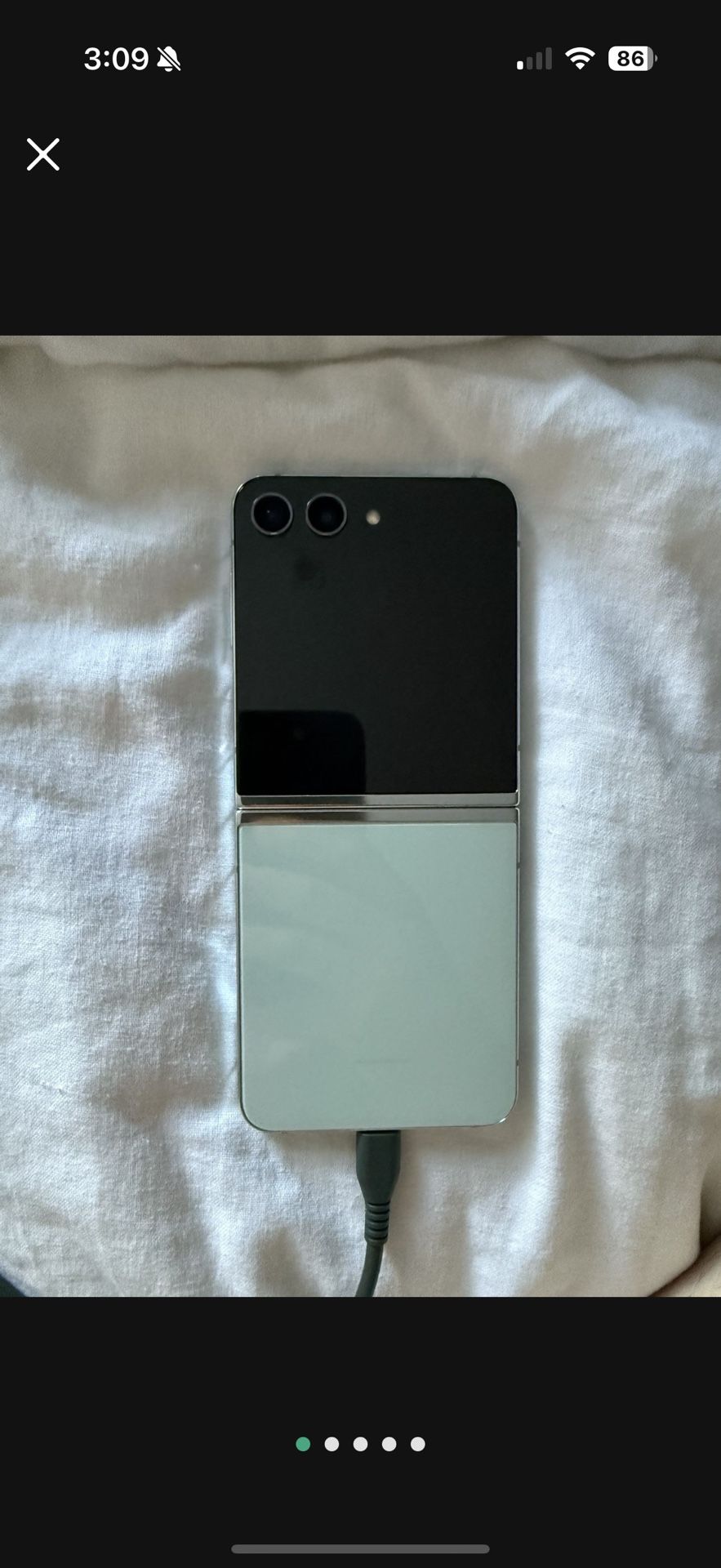 T Mobile Galaxy Zflip 5 256GB Mint Green