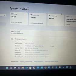 Hp 119 GB Notebook PC