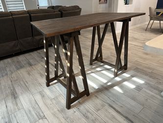 Custom Office Desk Made From Cedar Wood