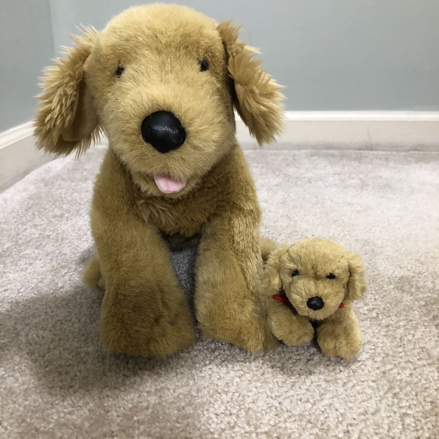 Build A Bear Golden Retriever Dog and Puppy