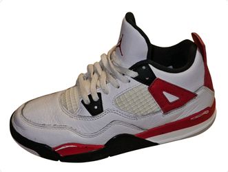 Air Jordan 4 Retro Red Cement BQ7669-161 Size 3Y GREAT USED CONDITION