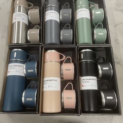 Vacuum Bottle Flask Set