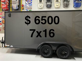 BRAND NEW 7x16 ENCLOSED TRAILER