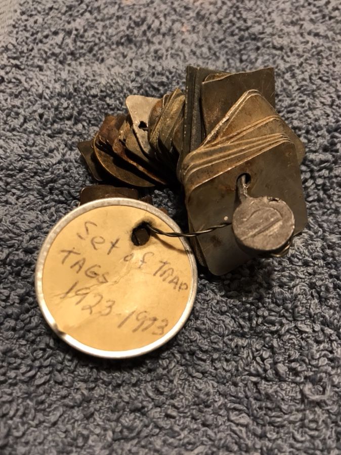 1923-1973 full set of trap tags