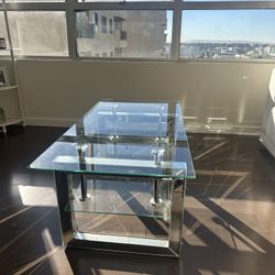 glass coffee table 