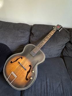 1967 Harmony upgraded with jazz EMG pickup volume/tone control