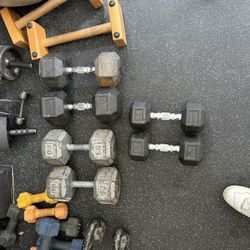 Dumbbells set - $200