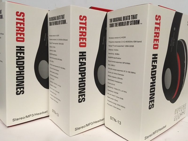 Bluetooth On-Ear Headphones w/Integrated Microphone and FM tuner