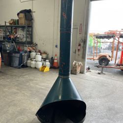 Vintage Mid Century Modern Porcelain Enamel Finish Preway Fireplace