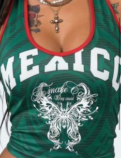 Mexico women’s shirt halter top