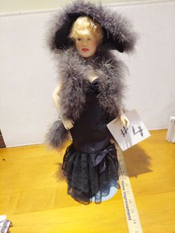 Mae West Porcelain Doll 