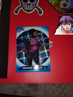 Amanda Waller 2025 Fleer Brilliants Superman #61 Blue X-Ray /999