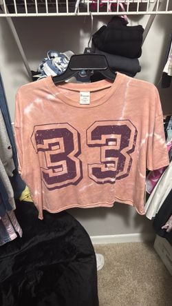T-shirt 33 cropped oversized T-shirt size large