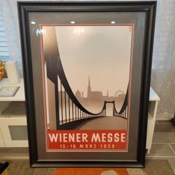 Wall Art - Art Deco - Wiener Messe - Black / Red