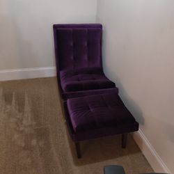 Purple Accent Chair 