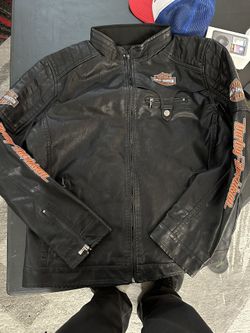 XL Leather Harley Davidson Jacket