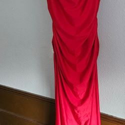 Formal Gown/ Red Cocktail Dress/ Valentines Day Dress