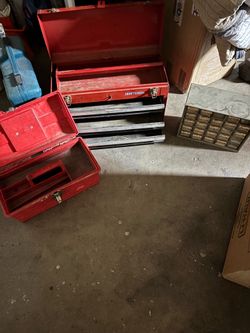 Tool boxes & screw/small item storage box