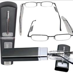 Foster Grant and Dr. Dean Edell Pocket Reading Glasses Two Pairs New +2.50 Men