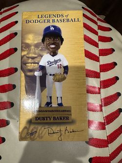 Dusty Baker Legends of Dodger Baseball Bobblehead