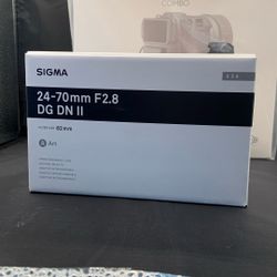 Sigma 24-70mm F2.8 II For E